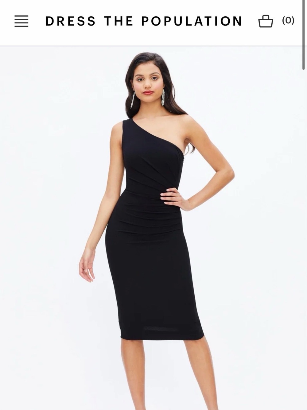 Dress the Population Black Dress